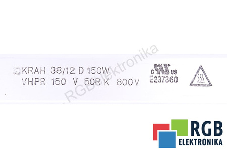 38/12 KRAH 50 OHM 800V 150W STABDYMO VARŽA