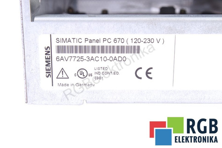 6AV7725-3AC10-0AD0 SIEMENS BYLA