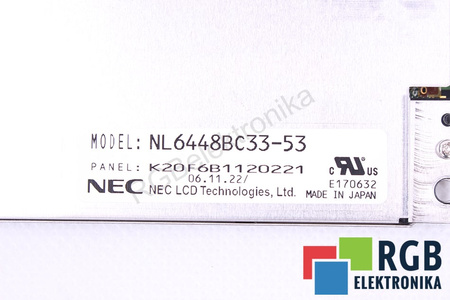 NL6448BC33-53 NEC 10.4" LCD MATRICA