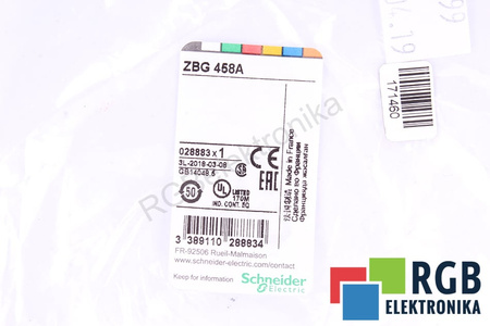 ZBG458A SCHNEIDER ELECTRIC 458A 2 RAKTŲ KOMPLEKTAS