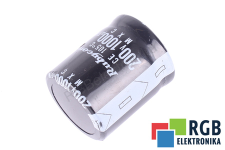 KONDENSATORIUS 1000UF 200V RUBYCON