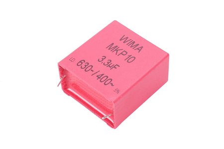 KONDENSATORIUS MKP1J043307H00JSSD WIMA MKP10, 3.3UF, 630/400V