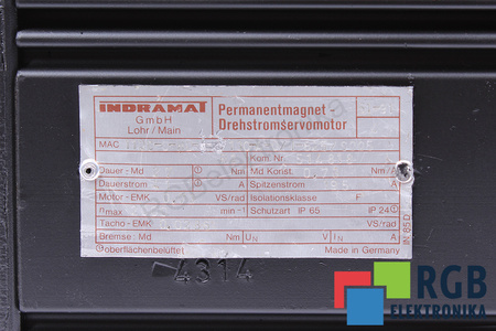 MAC112C-0-HD-4-C/130-A-0/I-625/S005 INDRAMAT