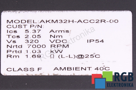 AKM32H-ACC2R-00 KOLLMORGEN SEIDEL STATORIAUS