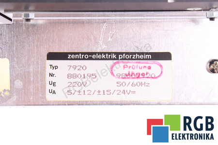 7920 ZENTRO-ELEKTRIK