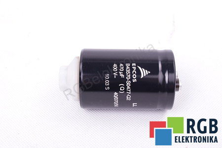 KONDENSATORIUS B43570-S0477-Q2 EPCOS 470UF, 400VDC KONDENSATORIUS