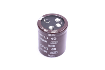 KONDENSATORIUS 26C04L NIPPON KMM105 470UF, 400VDC KONDENSATORIUS