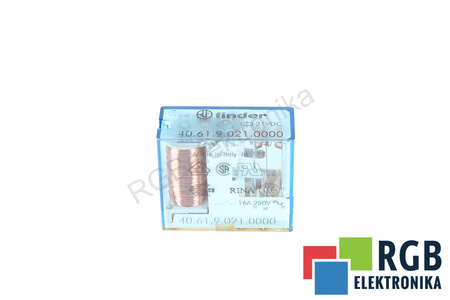 40.61.9.021.0000 FINDER 21VDC 250V, 16A ESTAFETĖ
