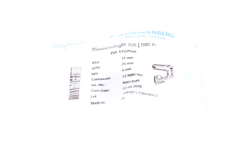 17X25X4 SIMRIT 72NBR902 SIMMERING PAKAVIMAS