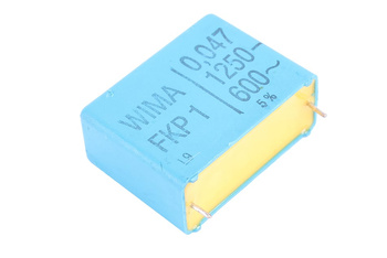 KONDENSATORIUS 0.047UF FKP1 WIMA 1250VDC, 600VAC
