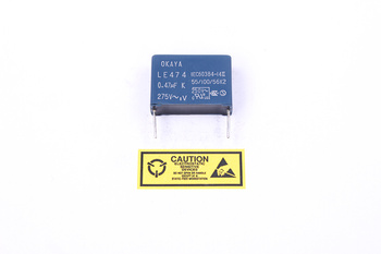 KONDENSATORIUS LE474 OKAYA 0.47UF, 275VAC