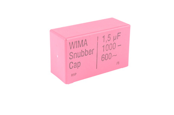 KONDENSATORIUS 1.5UF WIMA 1000VDC, 600VAC, SNUBBER, CAP
